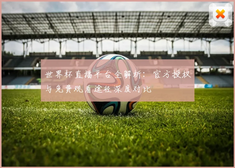 世界杯直播平台全解析：官方授权与免费观看途径深度对比